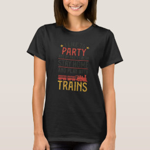 Steam Train Driver Trainspotting Locomotive Vintag T-Shirt