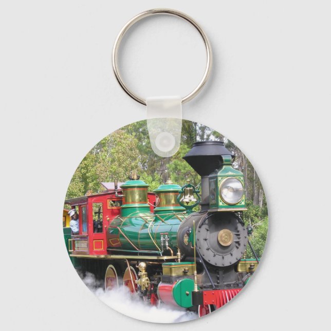 Steam train engine keychain (Front)