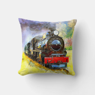 Steam Train Engine Locomotive 778 Cushion