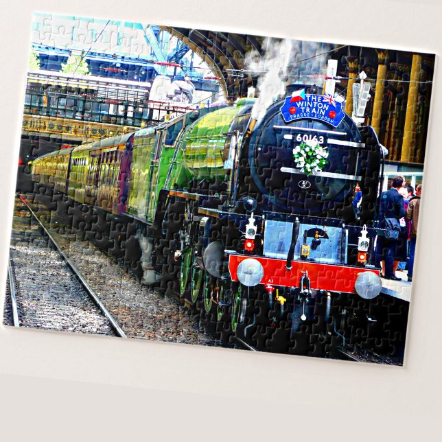 Steam Train Engine Locomotive Railroad Railway Jigsaw Puzzle (Creator Uploaded)