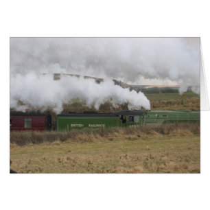 Steam Train England Card