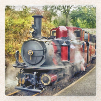 STEAM TRAIN GLASS COASTER