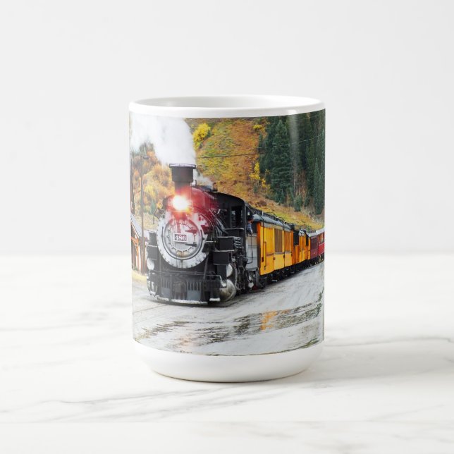 Steam train in Silverton Coffee Mug (Center)