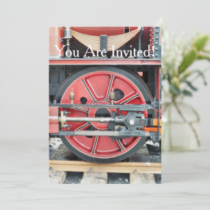 STEAM TRAIN INVITATION