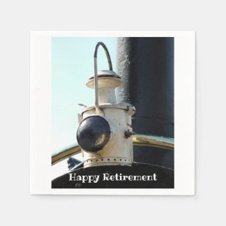 STEAM TRAIN LAMP NAPKIN