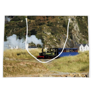 STEAM TRAIN LARGE GIFT BAG