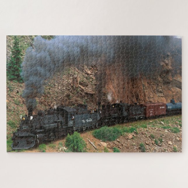 Steam Train Locomotive #11 Jigsaw Puzzle 1014 pc. (Horizontal)