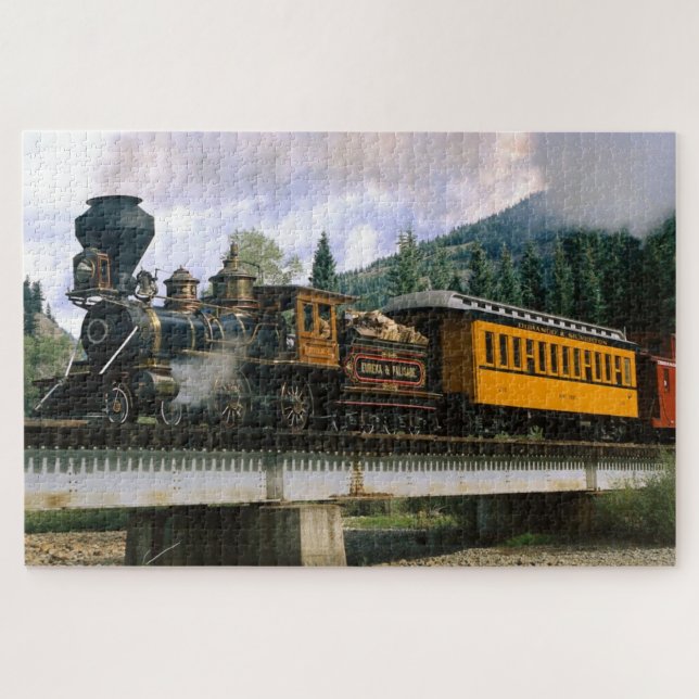 Steam Train Locomotive #27 Jigsaw Puzzle 1014 pc. (Horizontal)