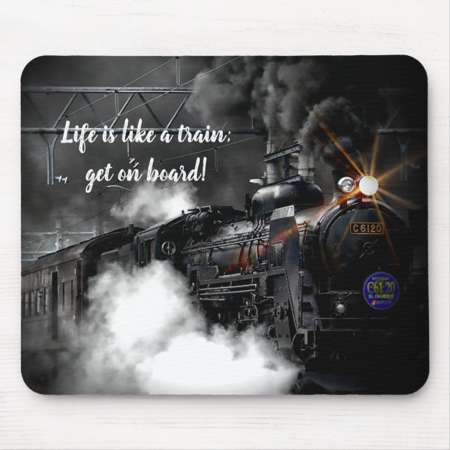 Steam Train Mouse Mat (Front)