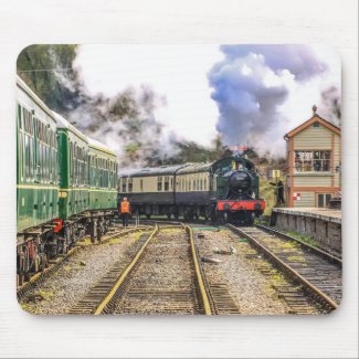 Steam Train Mouse Pad