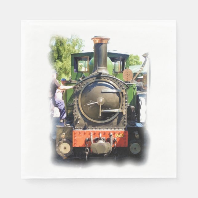 STEAM TRAIN NAPKIN (Front)