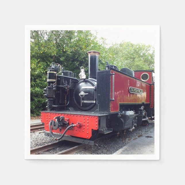 STEAM TRAIN   NAPKIN (Front)