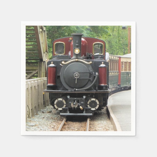 STEAM TRAIN NAPKIN (Front)