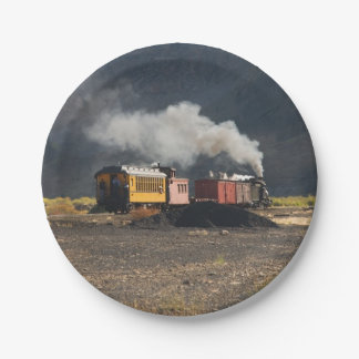 Steam Train Paper Plate