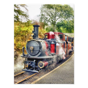 STEAM TRAIN PHOTO PRINT