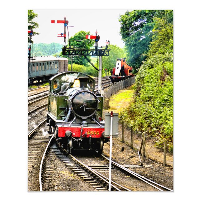 STEAM TRAIN PHOTO PRINT (Front)