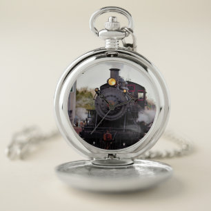Steam Train Pocket Watch