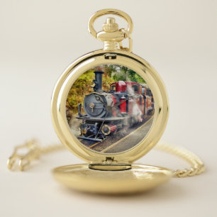 STEAM TRAIN POCKET WATCH