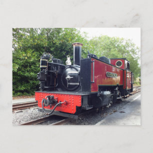 STEAM TRAIN  POSTCARD