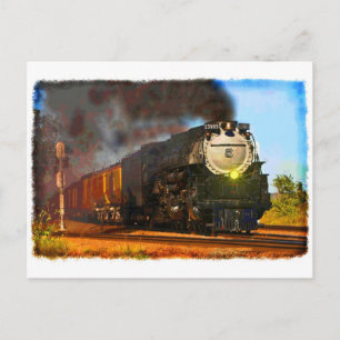 Steam Train Postcard