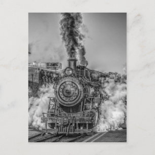 Steam Train Postcard