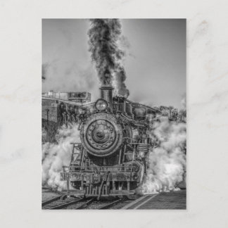 Steam Train Postcard