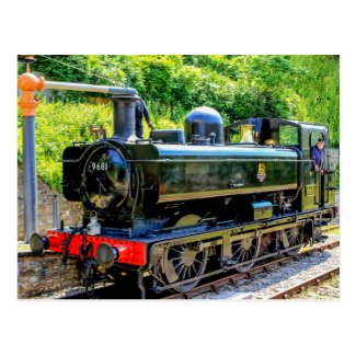 Steam Train Postcard