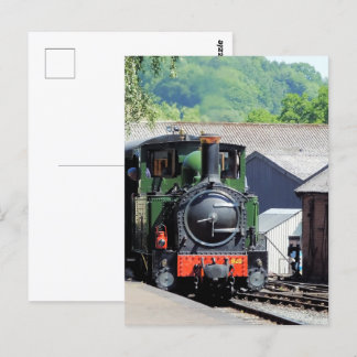 STEAM TRAIN POSTCARD