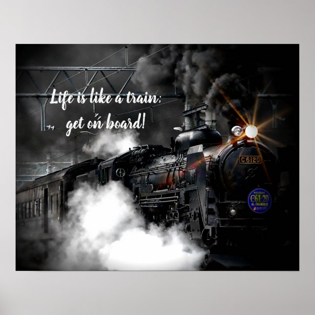 Steam Train Poster (Front)