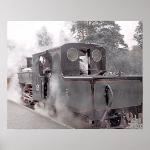 STEAM TRAIN POSTER
