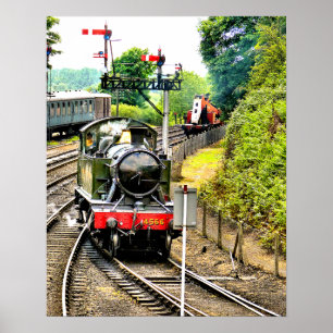 STEAM TRAIN POSTER