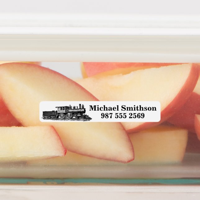 Steam Train Railroad Adhesive Waterproof (Affixed)