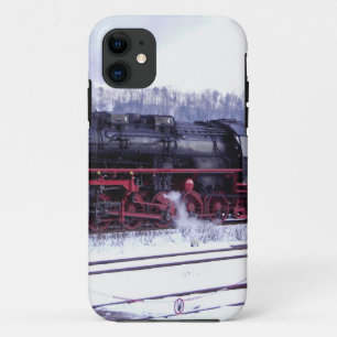 steam train railway locomotive station engine iPhone 11 case