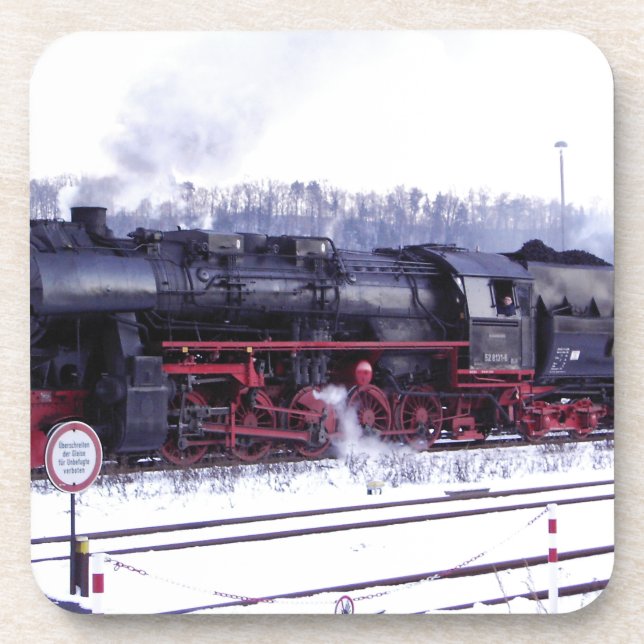 steam train railway locomotive station engine coaster (Front)