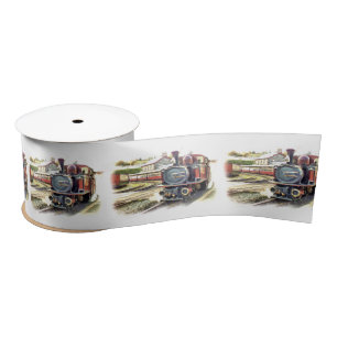 STEAM TRAIN SATIN RIBBON