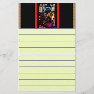 Steam Train Stationery