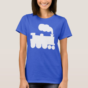 Steam Train Symbol - White T-Shirt