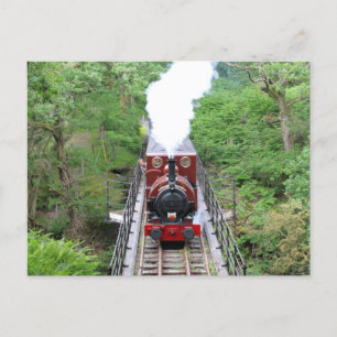 Steam Train - Tal-y-llyn Railway - Postcard