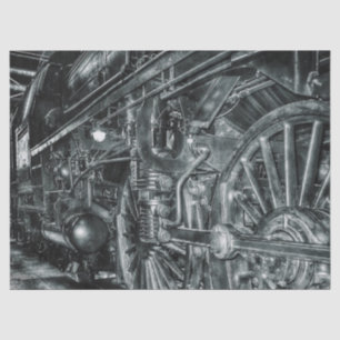 steam train tissue paper