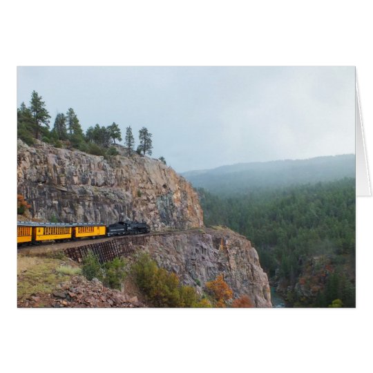 Steam train to Silverton Card