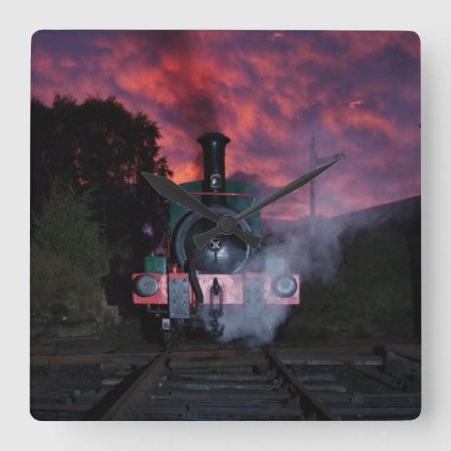 Steam Train Wall Clock (Front)