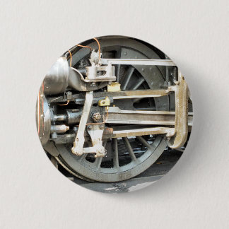 STEAM TRAINS 6 CM ROUND BADGE