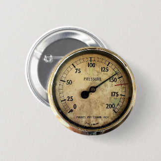 STEAM TRAINS 6 CM ROUND BADGE