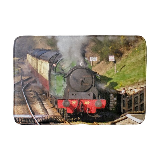 STEAM TRAINS BATH MAT (Front)