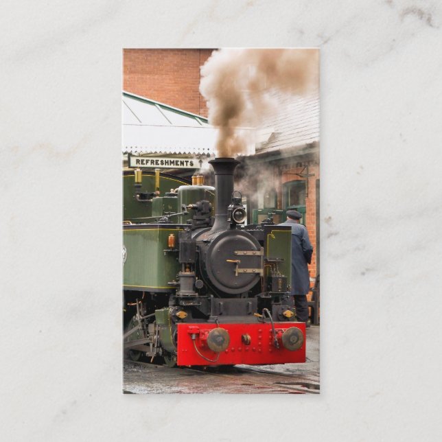 STEAM TRAINS BUSINESS CARD (Front)