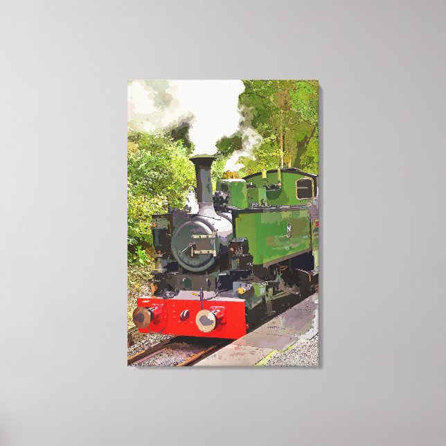 STEAM TRAINS CANVAS PRINT (Front)