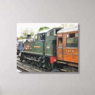 STEAM TRAINS CANVAS PRINT
