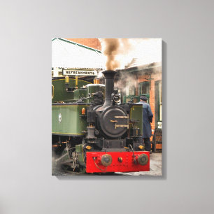 STEAM TRAINS CANVAS PRINT