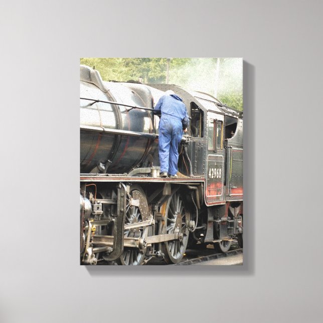 STEAM TRAINS CANVAS PRINT (Front)