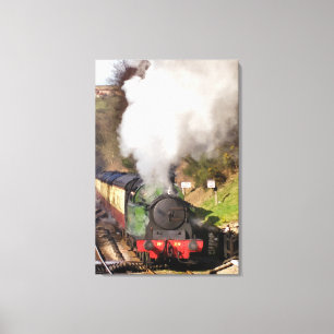 STEAM TRAINS CANVAS PRINT